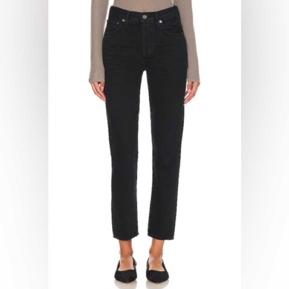NWT AGOLDE Austin Mid Rise Tapered Slim Jeans
